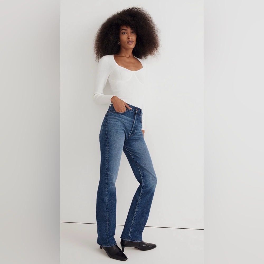 Madewell Blue Classic Straight Women's Jeans